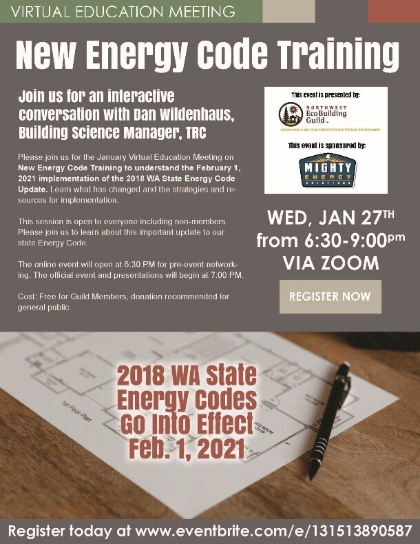 Jan Energy Code Training Jan Energy Code Training