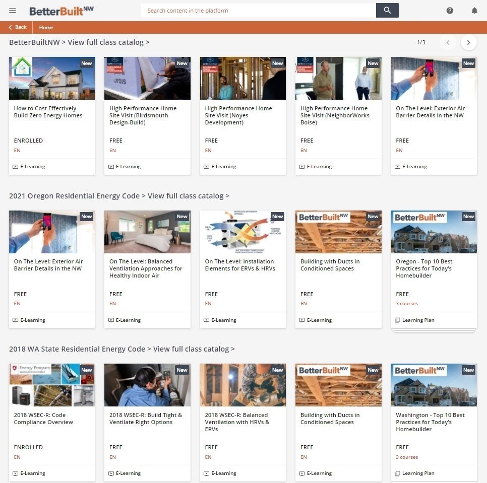 LMS screenshot
